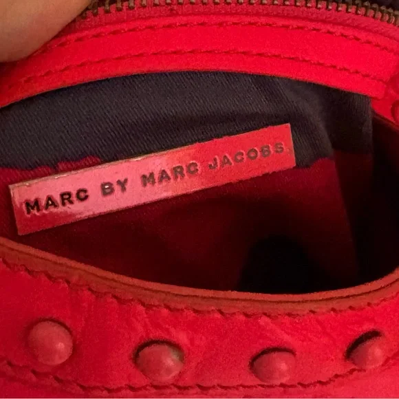 Marc Jacobs Hot Pink Studded Bucket Bag Crossbody Set  Lot - Picture 7 of 14